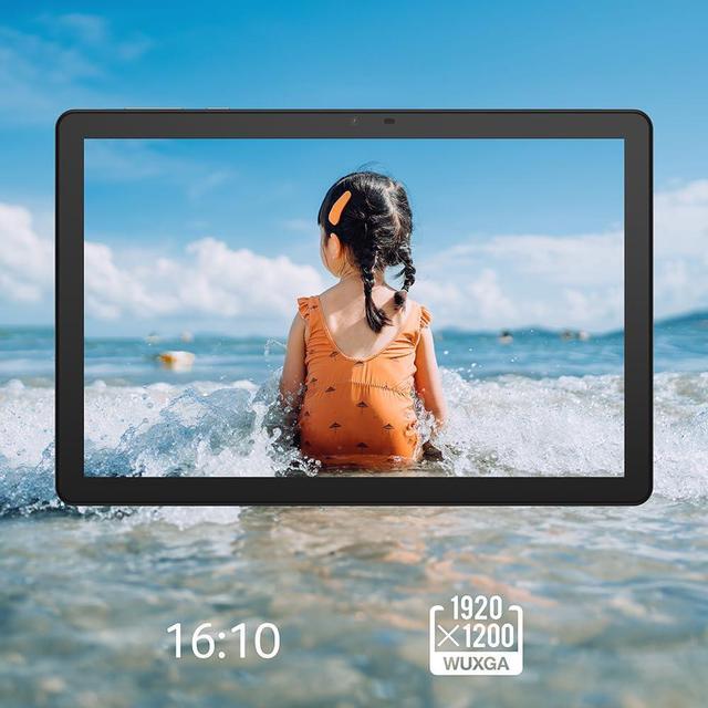 Alt view image 12 of 12 - Acer Iconia V-Series V10 V10-21-82CD 4GB LPDDR4X Onboard Memory Memory 10.1" 1920 x 1200 Tablet PC - Android OS and clear bumper case-Tablets Champagne Gray