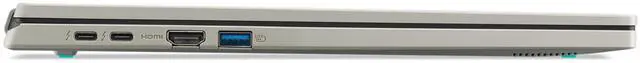 Alt view image 5 of 8 - Acer Aspire Vero 16 16" Touchscreen Intel Core Ultra 7 155U 16GB Memory 1TB PCIe Gen 4 SSD Intel Graphics Windows 11 Home AV16-51PT-74NR