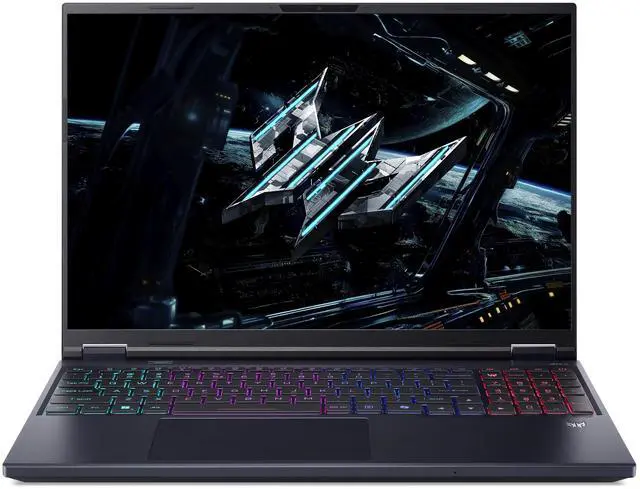 Alt view image 2 of 11 - Acer - 16.0" GeForce RTX 5070 Laptop GPU - Intel Core Ultra 7 255HX - 16GB (2 x 8GB) Memory - 1 TB PCIe SSD - Windows 11 Home Gaming Laptop - 240 Hz IPS (PHN16-73-7166 )