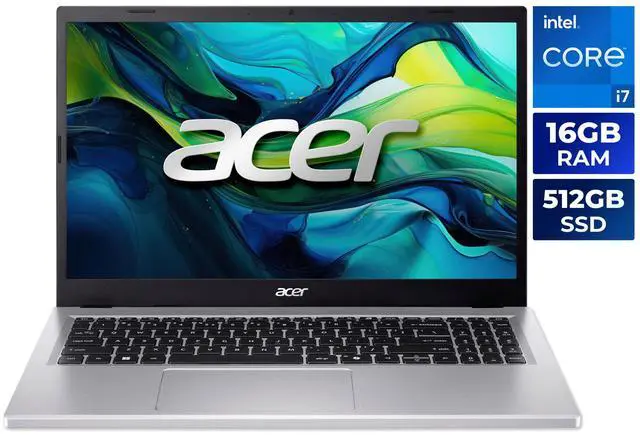 Main image of Acer Aspire Go 15 15.6" Intel Core i7-13620H Laptop 16GB Memory 512 GB SSD, Windows 11 Home AG15-71P-794K
