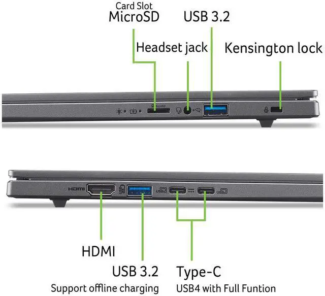 Alt view image 4 of 6 - Acer Aspire 16 AI Qualcomm Snapdragon X X1-26-100 - 16GB RAM - 512GB SSD (A16-11M-X3EW)