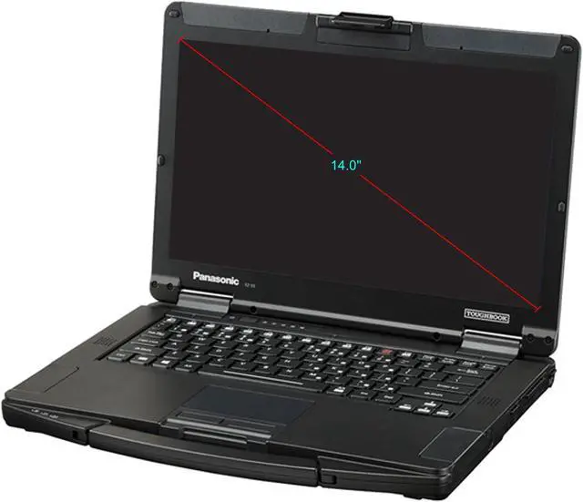 Alt view image 2 of 2 - Panasonic Laptop Toughbook Intel Core i5 8th Gen 8365U (1.60GHz) 8GB Memory 256 GB SSD Intel UHD Graphics 620 14.0" Windows 10 Pro 64 Bit FZ-55 Mk1