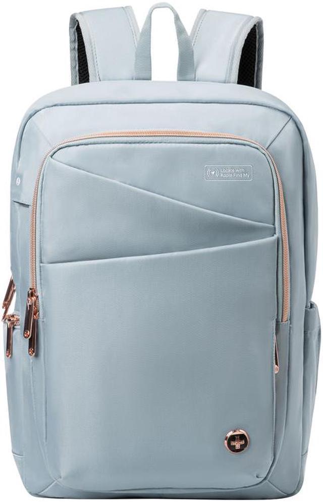 Swissdigital Teal Blue Katy Rose Backpack with SDD Finder Built-in