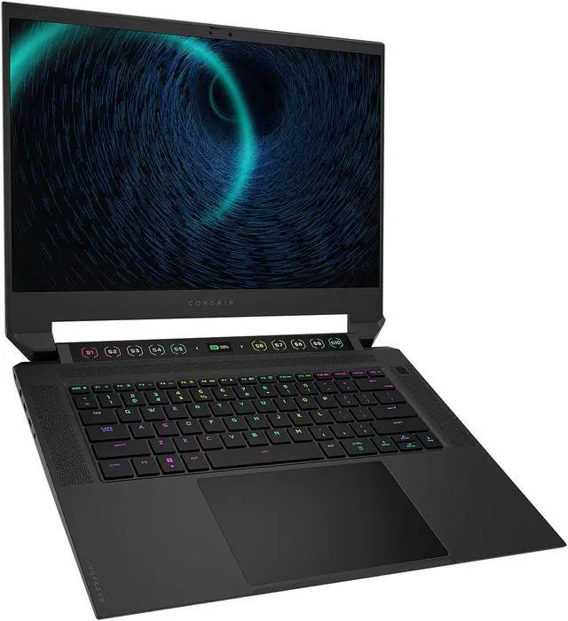 Alt view image 6 of 20 - Corsair CN-9000003-NA Gaming Laptop AMD Ryzen 7 6800HS 3.20 GHz 16.0" QHD+ 240 Hz IPS CHERRY MX Mechanical Keyswitches 2x USB4 Windows 11 Home 64-bit