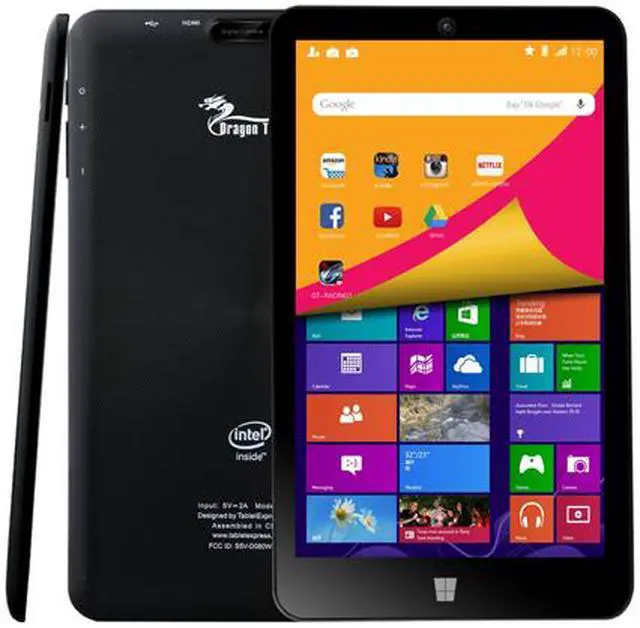 Alt view image 8 of 8 - Dragon Touch 8.0" 1.83GHz 1GB Memory Windows 8.1 & Android 4.4 KitKat I8 PRO