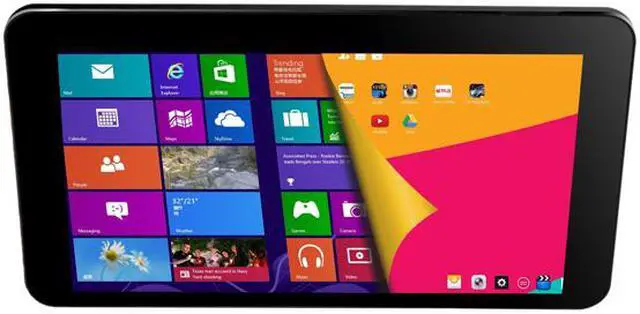 Alt view image 3 of 8 - Dragon Touch 8.0" 1.83GHz 1GB Memory Windows 8.1 & Android 4.4 KitKat I8 PRO