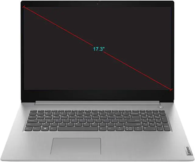 Alt view image 3 of 5 - Lenovo Laptop IdeaPad 3 17IIL05 Intel Core i3-1005G1 8GB Memory 256 GB PCIe SSD Intel UHD Graphics 17.3" Non-Touch Screen Windows 10 Home 64-bit 81WF000TUS