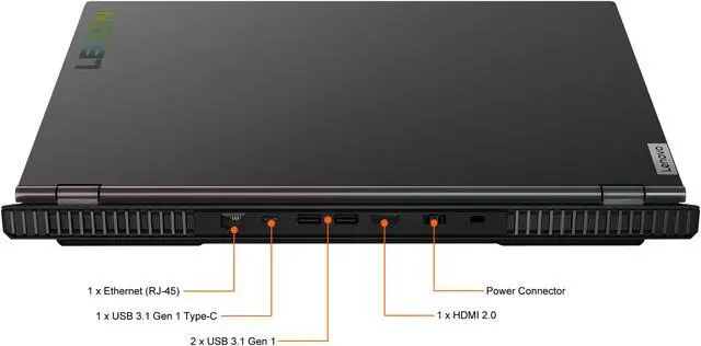 Alt view image 19 of 20 - Lenovo Legion 5-15ARH05H - 15.6" 120 Hz IPS - AMD Ryzen 5 4600H (3.00 GHz) - NVIDIA GeForce GTX 1650 - 8 GB DDR4 - 1 TB HDD 256 GB PCIe SSD - Windows 10 Home 64-bit - Gaming Laptop (82B500FVUS)