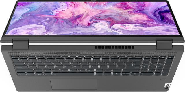 Alt view image 10 of 17 - Lenovo Flex 5 15ALC05 AMD Ryzen 7 5700U 16GB Memory 512 GB PCIe SSD AMD Radeon Graphics 15.6" Touch Screen 1920 x 1080 Convertible 2-in-1 Laptop Windows 10 Home 64-bit 82HV0000US