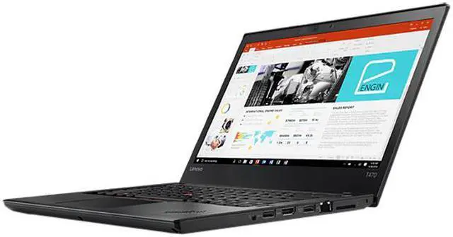 Alt view image 3 of 11 - Lenovo Laptop ThinkPad Intel Core i5-6300U 8GB Memory 256 GB SSD Intel HD Graphics 520 14.0" Non-Touch Screen Windows 10 Pro 64-bit T470
