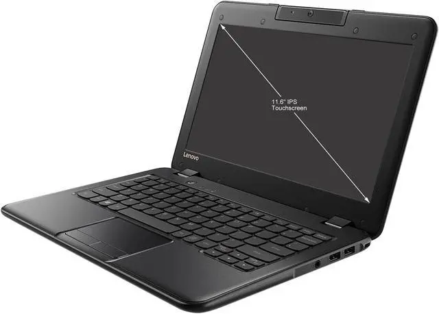 Alt view image 2 of 2 - Lenovo 300e Chromebook 2nd Gen 81MB001UCF Chromebook Intel Celeron N4020 (1.10 GHz) 4 GB Memory 32 GB eMMC 11.6" Touchscreen Chrome OS