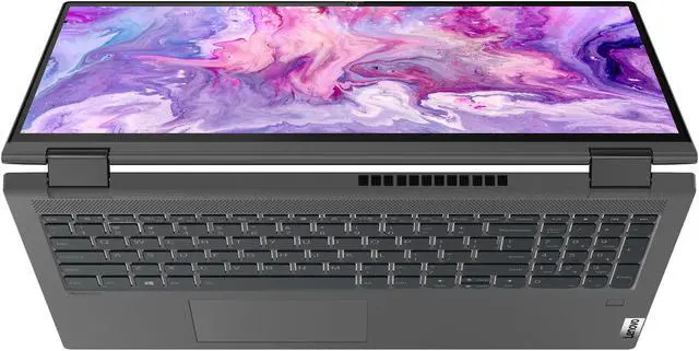 Alt view image 7 of 19 - Lenovo Flex 5 15ALC05 AMD Ryzen 7 5700U 16GB Memory 512 GB PCIe SSD AMD Radeon Graphics 15.6" Touch Screen 1920 x 1080 Convertible 2-in-1 Laptop Windows 10 Home 64-bit 82HV003QUS