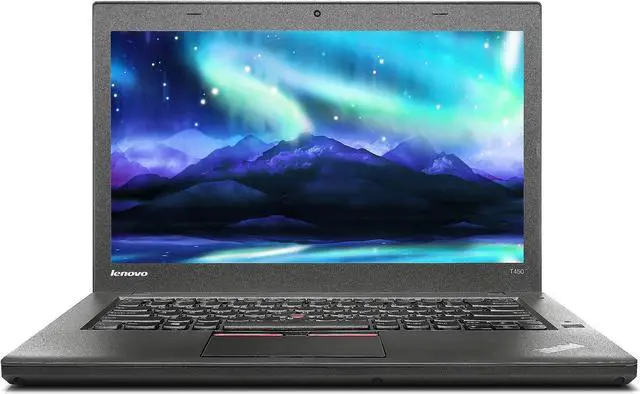 Alt view image 2 of 7 - Lenovo Laptop ThinkPad T450 Intel Core i5 5th Gen 5300U (2.30 GHz) 16 GB Memory 256 GB SSD Intel HD Graphics 5500 14.0" Windows 10 Pro 64-bit Grade A