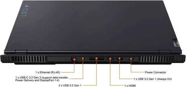 Alt view image 18 of 19 - Lenovo Legion 5 17ACH6H - 17.3" GeForce RTX 3060 Laptop GPU - AMD Ryzen 7 5800H  - 16GB Memory - 512 GB PCIe SSD - Windows 11 Home 64-bit - Gaming Laptop - 144 Hz IPS (82JY009EUS )