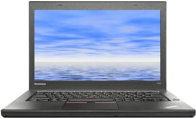 Main image of Lenovo Laptop ThinkPad T450 Intel Core i5 5th Gen 5300U (2.30GHz) 16 GB Memory 256 GB SSD Intel HD Graphics 5500 14.0" Windows 10 Pro 64-bit Grade B