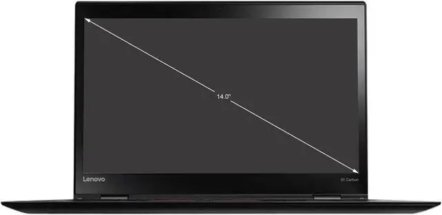 Alt view image 2 of 10 - Lenovo Grade A Laptop ThinkPad Intel Core i5-6300U 8GB Memory 256 GB SSD Intel HD Graphics 520 14.0" Windows 10 Pro 64-bit X1 Carbon G4