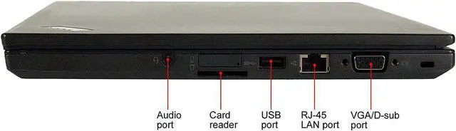 Alt view image 4 of 5 - Lenovo Laptop ThinkPad Intel Core i5-5300U 8GB Memory 256 GB SSD Intel HD Graphics 5500 14.0" Non-Touch Screen Windows 10 Pro 64-bit T450