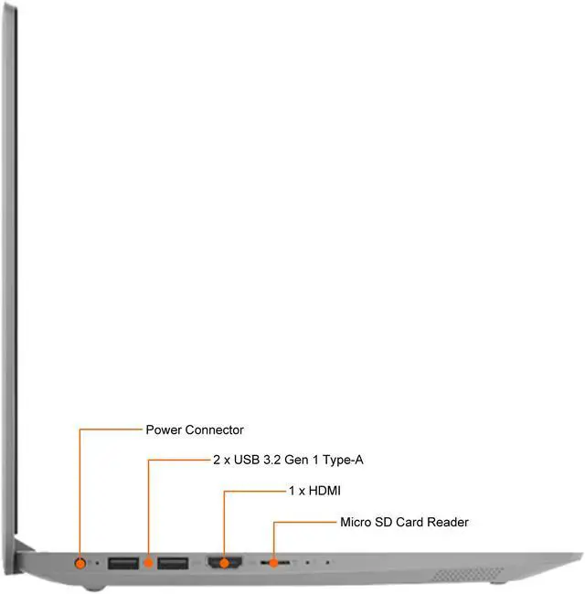 Alt view image 4 of 7 - Lenovo Laptop IdeaPad 1 14IGL05 Intel Pentium Silver N5030 4GB Memory 128 GB PCIe SSD Intel UHD Graphics 605 14.0" Non-Touch Screen Windows 11 in S mode 81VU00D6US
