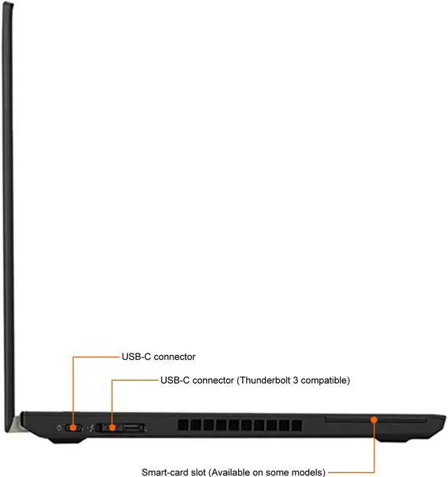 Alt view image 9 of 15 - Lenovo Laptop Intel Core i5-8350U 8GB Memory 256 GB SSD 14.0" Non-Touch Screen Windows 11 Pro 64-bit T480