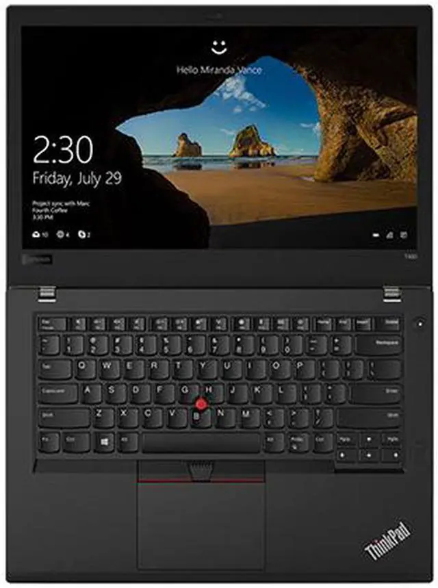 Alt view image 5 of 15 - Lenovo Laptop Intel Core i5-8350U 8GB Memory 256 GB SSD 14.0" Non-Touch Screen Windows 11 Pro 64-bit T480
