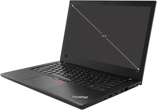 Alt view image 2 of 8 - Lenovo ThinkPad T480 Laptop Intel Core i5 8th Gen 8250U (1.60GHz) 16GB Memory 256 GB SSD Intel UHD Graphics 620 14.0" Windows 11 Pro 64-bit Grade A