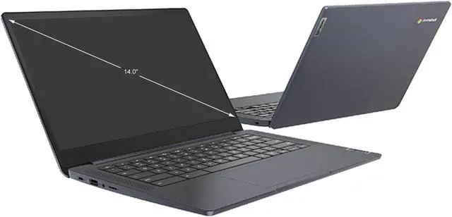 Alt view image 2 of 7 - Lenovo IdeaPad 3 CB 14M836 Chromebook MediaTek MT8183 4GB Memory 32 GB eMMC 5.1 SSD 14.0" Non-Touch Screen Chrome OS 82KN001KUS