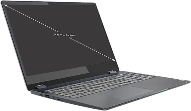 Alt view image 2 of 2 - Lenovo IdeaPad Flex 3 Chrome 15IJL7 Chromebook Intel Celeron N4500 4GB Memory 64 GB eMMC SSD 15.6" 10-point Multi-touch Chrome OS 82T3000DUS