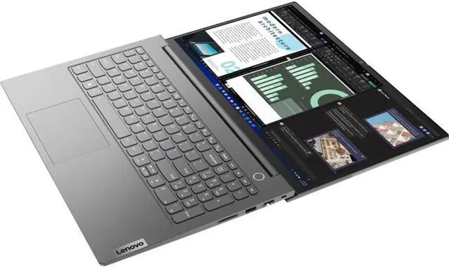 Alt view image 6 of 6 - Lenovo 21DL0051US ThinkBook 15 G4 ABA 21DL0051US 15.6" Notebook - Full HD - 1920 x 1080 - AMD Ryzen 7 5825U Octa-core (8 Core) 2 GHz - 16 GB Total RAM - 8 GB On-board Memory - 512 GB SSD - Mineral Gray