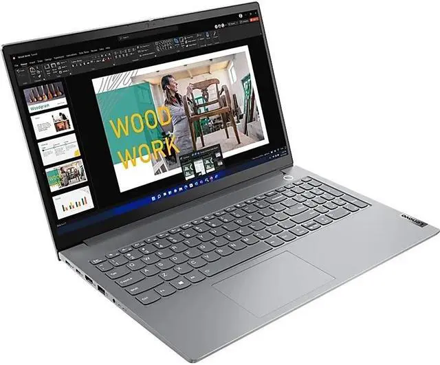 Alt view image 5 of 8 - Lenovo Notebook ThinkBook AMD Ryzen 5 5625U 16GB Memory 256 GB SSD 15.6" Touch Screen G4 ABA 21DL0053US