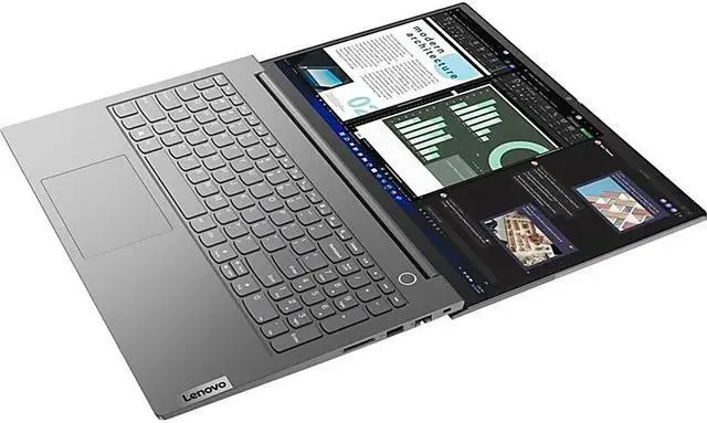 Alt view image 6 of 8 - Lenovo Notebook ThinkBook AMD Ryzen 5 5625U 16GB Memory 256 GB SSD 15.6" Touch Screen G4 ABA 21DL0053US