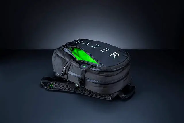 Alt view image 5 of 7 - Razer Rogue v3 16" Gaming Laptop Backpack: Travel Carry On Computer Bag - Tear and Water Resistant - Mesh Side Pocket - Fits 16 inch Notebook - Chromatic