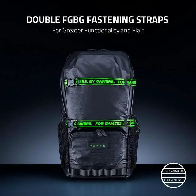 Alt view image 6 of 7 - Razer Scout 15 Backpack up to 16” Laptops, RC81-03850101-0500 - Black