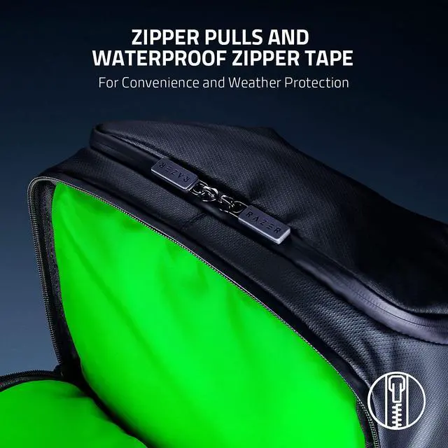 Alt view image 4 of 7 - Razer Scout 15 Backpack up to 16” Laptops, RC81-03850101-0500 - Black