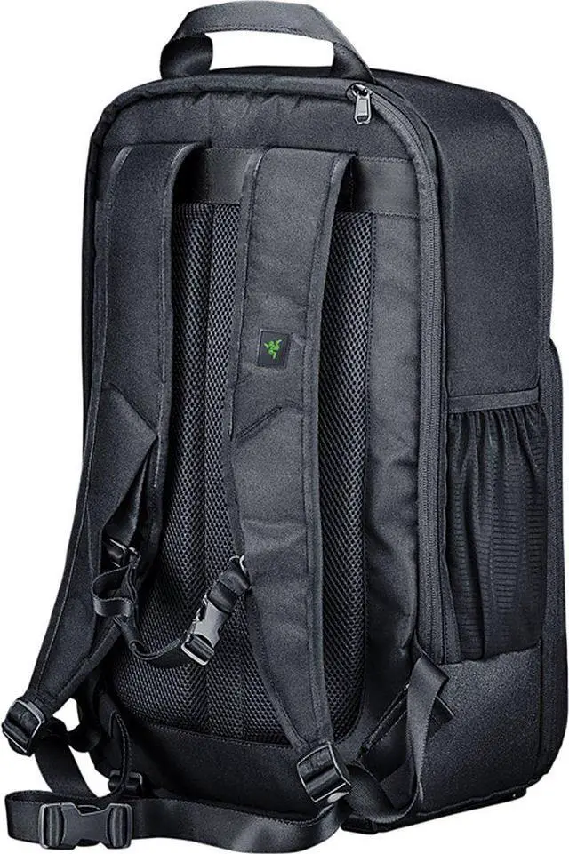 Alt view image 3 of 12 - Razer Concourse Pro 18" Backpack: Tear Resistant Bottom - Front Utility Flap for Greater Accessibility - Scratch-Proof Interior - Padded Mesh Weave Straps - Fits Up to 18 inch Laptops - Black