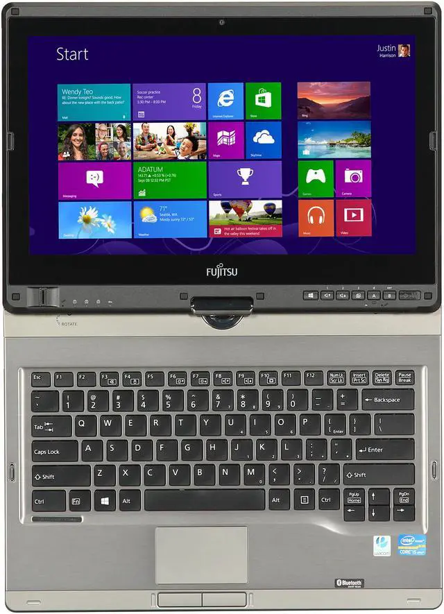 Alt view image 7 of 10 - Fujitsu LifeBook T902 (SPFC-T902-003) 4GB Memory 13.3" 1600 x 900 Tablet PC Windows 7 Professional 64-Bit
