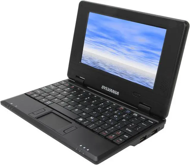 Main image of SYLVANIA SYNET7WIC 800 MHz 7" 512MB Memory 2GB flash SSD Netbook
