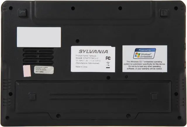 Alt view image 7 of 8 - SYLVANIA SYNET7WIC 800 MHz 7" 512MB Memory 2GB flash SSD Netbook