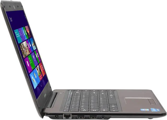 Alt view image 4 of 8 - Avatar Tellus Intel Core i3 4GB 500GB HDD+32GB SSD 14" Ultrabook Coffee Brown/Black (AVIU-143A3)