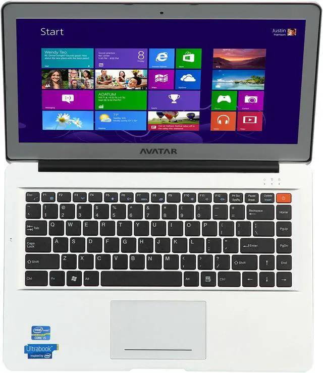 Alt view image 6 of 8 - Avatar Intel Core i5-3317U 8GB Memory 32 GB SSD 500GB HDD Intel HD Graphics 4000 14.0" Non-Touch Screen 1366 x 768 Ultrabook Windows 8 64-bit AVIU-145A2