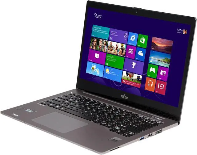 Alt view image 2 of 8 - Fujitsu Ultrabook LifeBook Intel Core i5-4300U 6GB Memory 500GB HDD Intel HD Graphics 4400 14.0" Touch Screen Windows 8.1 Pro 64-bit SPFC-U904-001