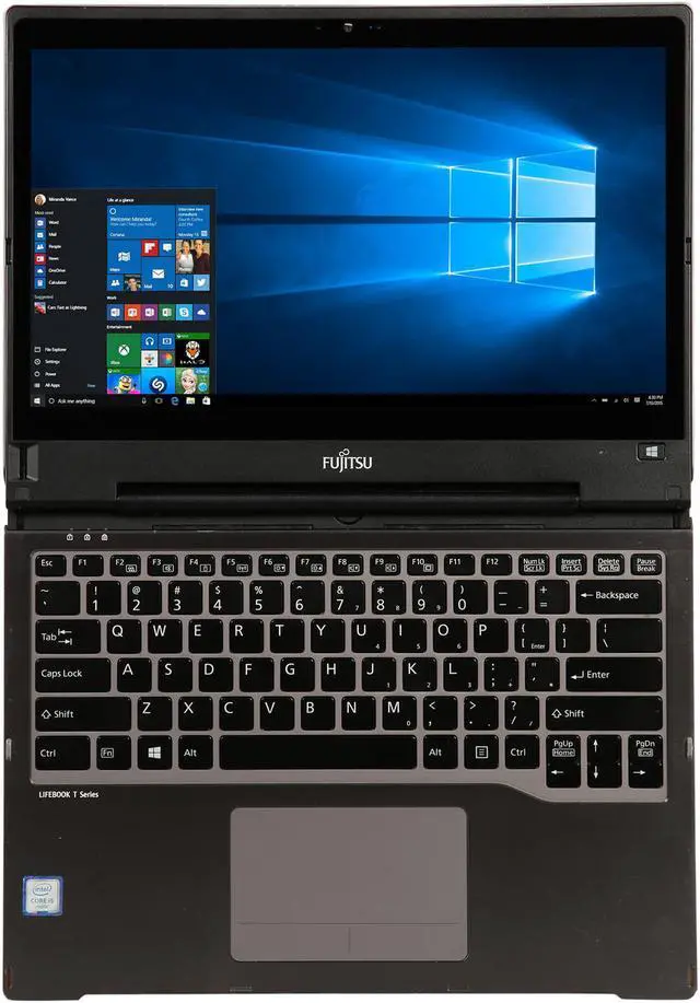 Alt view image 7 of 9 - Fujitsu LifeBook T936 Intel Core i5 6th Gen 6200U (2.30 GHz) 8 GB Memory 256 GB SSD Intel HD Graphics 520 13.3" Convertible Grade A 2-in-1 Laptop Windows 10 Pro 1 Year Warranty