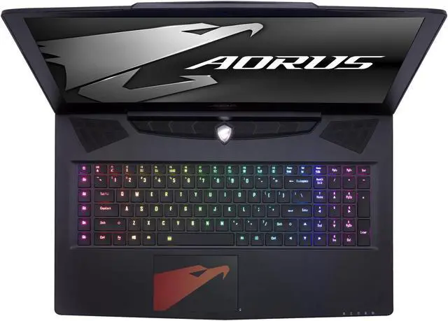 Alt view image 4 of 12 - Aorus X7 DT v7- KL4K4M 17.3” 4K UHD G-SYNC Gaming Laptop Intel Core i7 7th Gen 7820HK (2.90 GHz) NVIDIA GeForce GTX 1080 1 TB HDD 512 GB M.2 SSD 32 GB Memory Windows 10 Home 64-Bit RGB Backlit Keyboard Thunderbolt™ 3 + Mini-DP 1.3 + HDMI 2