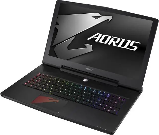 Main image of Aorus X7 DT v7- KL4K4M 17.3” 4K UHD G-SYNC Gaming Laptop Intel Core i7 7th Gen 7820HK (2.90 GHz) NVIDIA GeForce GTX 1080 1 TB HDD 512 GB M.2 SSD 32 GB Memory Windows 10 Home 64-Bit RGB Backlit Keyboard Thunderbolt™ 3 + Mini-DP 1.3 + HDMI 2