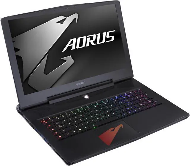 Alt view image 3 of 12 - Aorus X7 DT v7- KL4K4M 17.3” 4K UHD G-SYNC Gaming Laptop Intel Core i7 7th Gen 7820HK (2.90 GHz) NVIDIA GeForce GTX 1080 1 TB HDD 512 GB M.2 SSD 32 GB Memory Windows 10 Home 64-Bit RGB Backlit Keyboard Thunderbolt™ 3 + Mini-DP 1.3 + HDMI 2