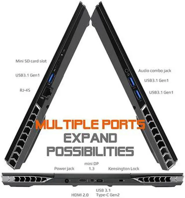Alt view image 8 of 14 - Aorus 15-XA-F74CDW 15.6" 240 Hz Intel Core i7 9th Gen 9750H (2.60 GHz) NVIDIA GeForce RTX 2070 16 GB Memory 512 GB SSD 2 TB HDD Windows 10 Home 64-bit Gaming Laptop