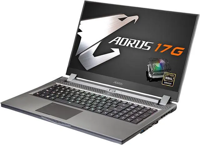 Main image of Aorus 17G KB-8US2130MH - 17.3" Gaming Laptop, Intel Core i7-10875H, GeForce RTX 2060, 16 GB DDR4, 512 GB SSD, Windows 10 Home