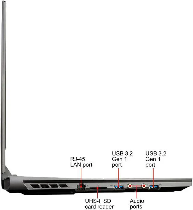 Alt view image 5 of 20 - Aorus 17G KB-8US2130MH - 17.3" Gaming Laptop, Intel Core i7-10875H, GeForce RTX 2060, 16 GB DDR4, 512 GB SSD, Windows 10 Home
