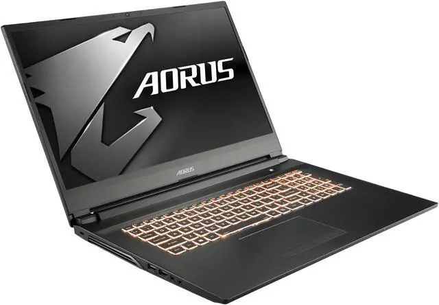 Alt view image 3 of 19 - Gigabyte Aorus 7 - 17.3" 144 Hz - Intel Core i7-10750H - GeForce RTX 2060 - 16 GB Memory - 512 GB SSD - Windows 10 Home - Gaming Laptop (Aorus 7 KB-7US1130SH)