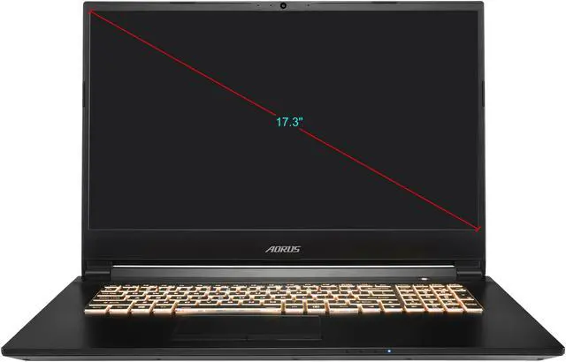 Alt view image 5 of 19 - Gigabyte Aorus 7 - 17.3" 144 Hz - Intel Core i7-10750H - GeForce RTX 2060 - 16 GB Memory - 512 GB SSD - Windows 10 Home - Gaming Laptop (Aorus 7 KB-7US1130SH)