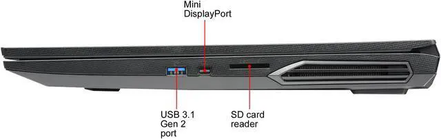 Alt view image 8 of 19 - Gigabyte Aorus 7 - 17.3" 144 Hz - Intel Core i7-10750H - GeForce RTX 2060 - 16 GB Memory - 512 GB SSD - Windows 10 Home - Gaming Laptop (Aorus 7 KB-7US1130SH)